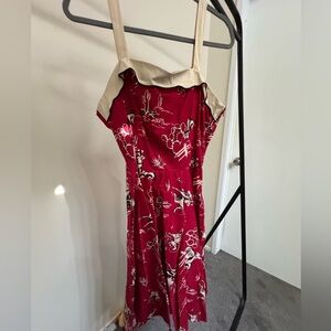 Pinup Girl Couture Netti Dress Red Cowboy Dress